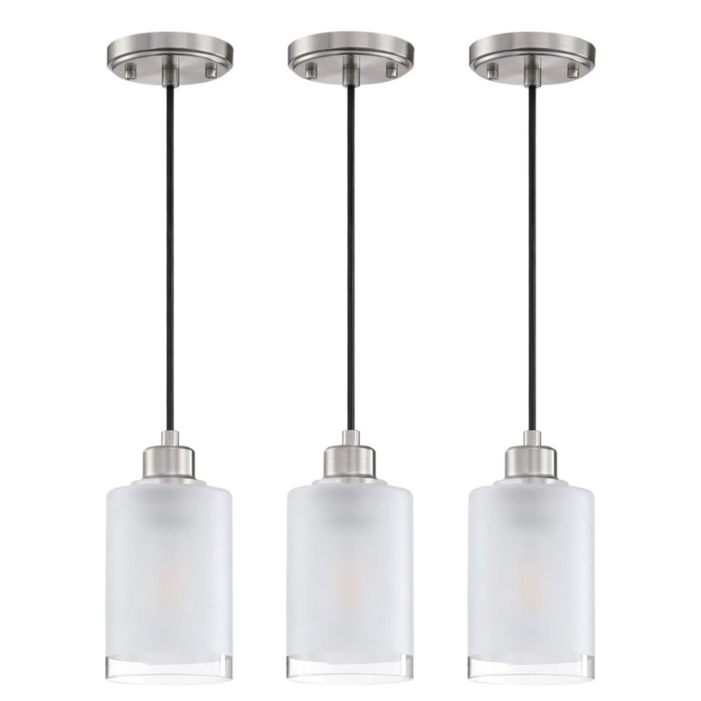 Dolaimi House 3 Pack 1 Light Kitchen Island Pendant Light Industrial Farmhouse F